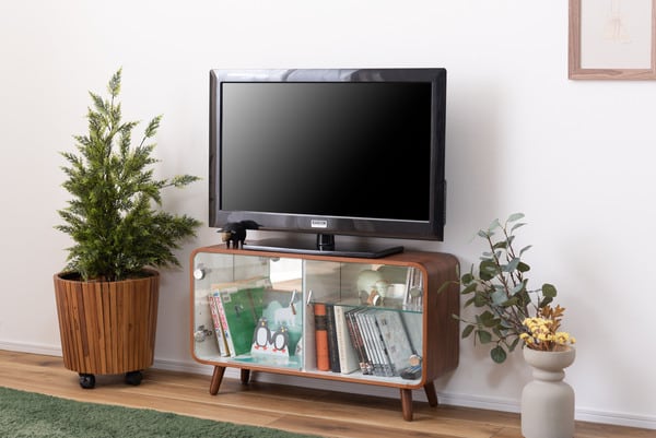 ストレージ コレクションシェルフ ロータイプ 幅79.5×奥行25×高さ46cm リビング収納 2段