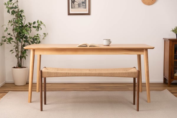 スツール ペーパーコードベンチ 幅105×奥行36×高さ46cm オットマン 腰掛け 完成品 ベンチ