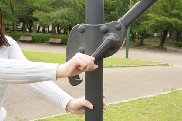 ガーデン & リゾート ガーデンパラソル 幅294×奥行360×高さ252cm エクステリア 日除け