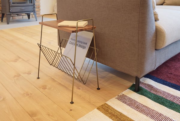 サイドテーブル 幅39.5×奥行21×高さ45cm 完成品 組立不要 テーブル