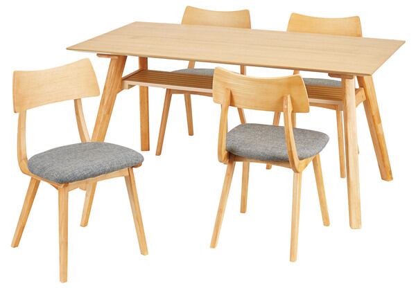 エマ ダイニングチェア 幅45×奥行45.5×高さ77.5cm ダイニング家具 完成品 天然木