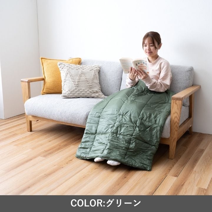 毛布・ケット クラウド GN 70×100ひざ掛 70×100cm 日用品 寝具
