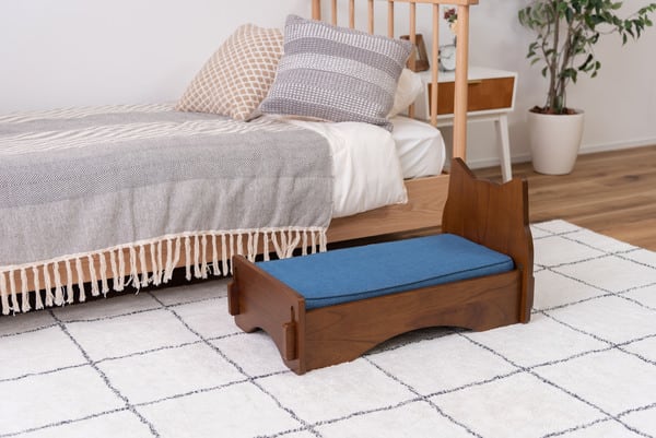 ペットベッド 幅40×奥行75×高さ40cm ベッド すのこベッド パイプベッド ベット ブラウン