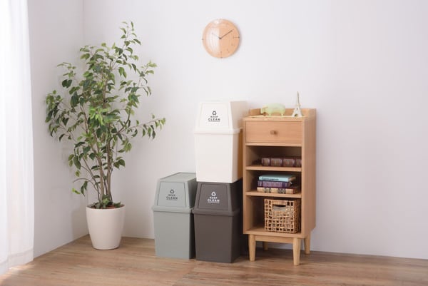 ダストボックス スタッキングペール30L スリム 幅28×奥行45×高さ51cm 日用品 キング