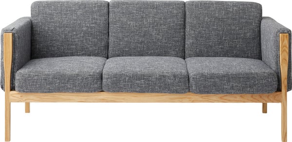 ソファー ウェーデ 3人掛 幅172×奥行76×高さ75cm ローソファー フロアソファー