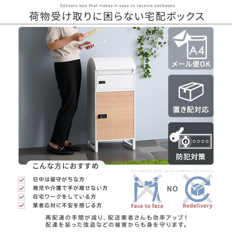 ラック 宅配ボックス スリムロータイプ 2ボックス 玄関収納 シューズラック 下駄箱 靴箱