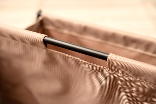 ストレージ フォールディングバスケットS 幅36.5×奥行40×高さ37.5cm リビング収納 薄型 折りたたみ スリム 完成品 スチール