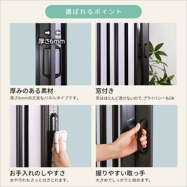 ラック 採光性バツグン!ガラス調のパネルドア -RAYLA(レイラ)- パネルドア 間仕切り 木目調