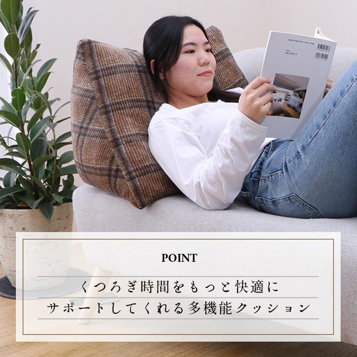 よりかかり カリス 寄りかかり BR 40X50 50×40×30cm 日用品 クッション