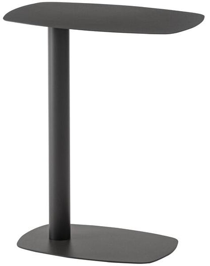 サイドテーブル 幅28×奥行42×高さ50.5cm ベージュ ダークグレー オレンジ スチール