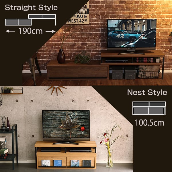 完成品ヴィンテージ伸縮テレビ台 家具 テレビ台 完成品テレビ台 伸縮 おしゃれ 鉄脚 ヴィンテージ