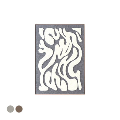 アートパネル 幅50×奥行2.5×高さ70cm 完成品 グレー ART-303B