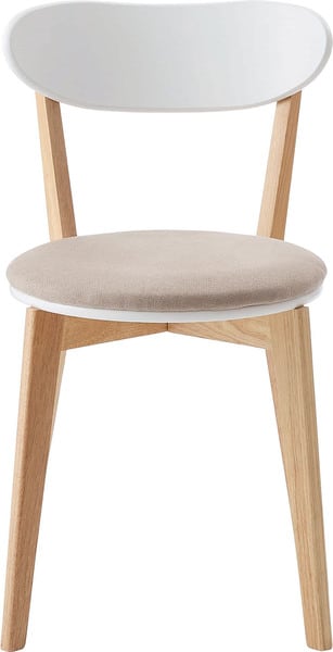 ダイニングチェア 幅47×奥行55×高さ75cm ダイニング家具 ベージュ グレー ダイニングセット