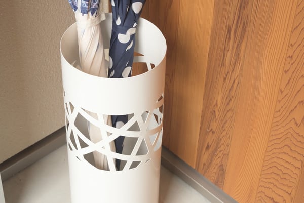 カサタテ 傘立て 幅19.5×奥行19.5×高さ49cm 玄関収納 完成品 組立不要 スリム 薄型