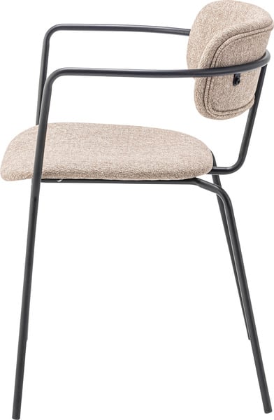 ダイニングチェア アームチェア 幅60×奥行54×高さ74.5cm ダイニング家具 ベージュ グレー