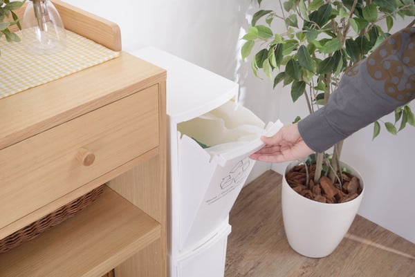 ダストボックス2D 幅21×奥行37×高さ80cm 日用品