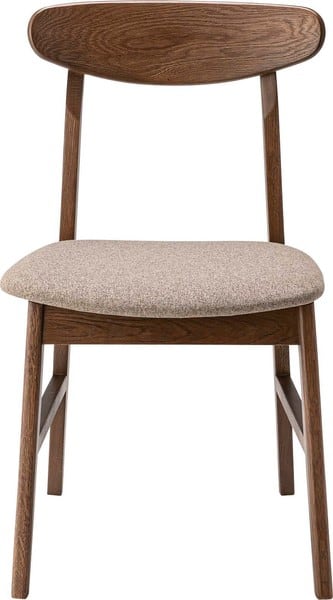 ダイニングチェア 幅46×奥行53×高さ80cm 回転チェア ブラウン 完成品 天然木
