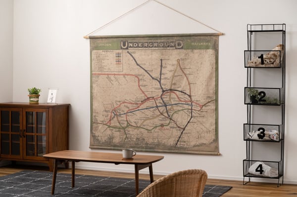 アート タペストリー 幅162×奥行2.5×高さ128cm 日用品 完成品 組立不要
