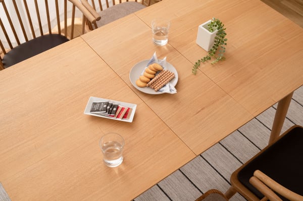 エクステンションダイニングテーブル 幅120×奥行80×高さ72cm ダイニング家具 北欧 テーブル