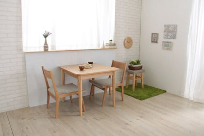 モタ ダイニングチェア 幅48×奥行55×高さ70cm ダイニング家具 完成品 グリーン 天然木