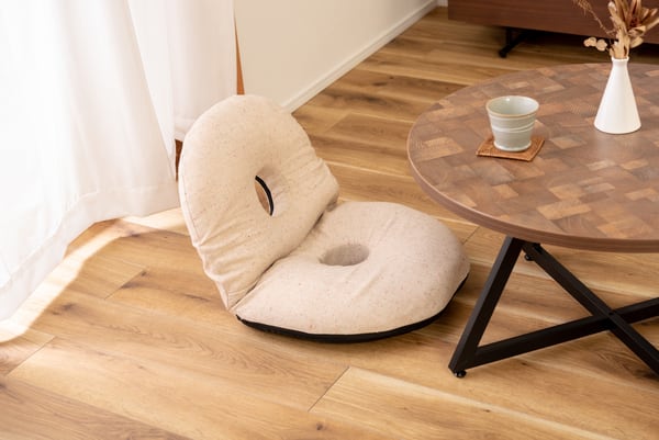 フロアチェア カックンリクライナー 幅48×奥行56×高さ37cm チェア ダイニングチェア 1P