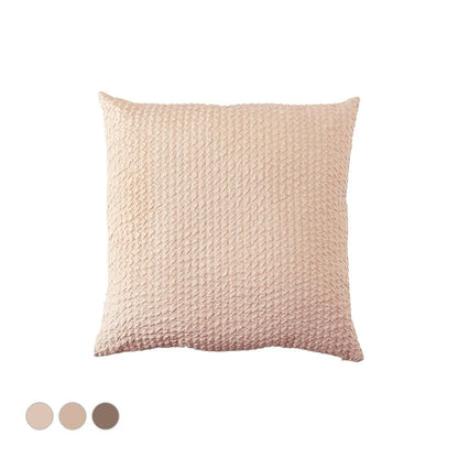 ファブリック クッション 幅45×奥行45×高さ15cm 完成品 ベージュ 全2色