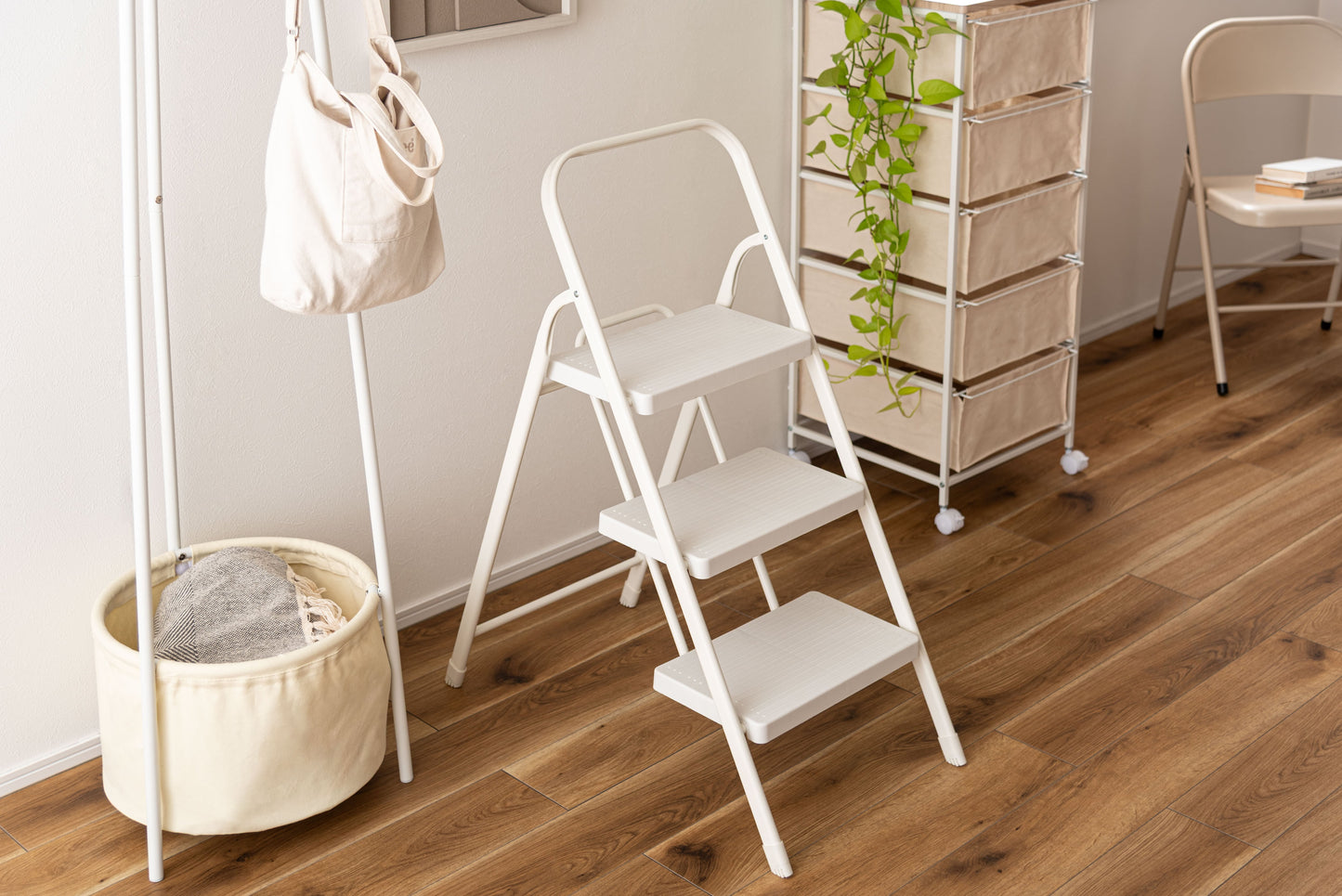 取っ手付きステップ台3段 幅41×奥行75×高さ94cm ステップ台