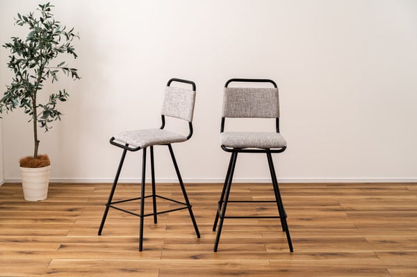 ダイニングチェア 回転式ハイチェア 幅45.5×奥行50×高さ97cm ダイニング家具 ハイチェア