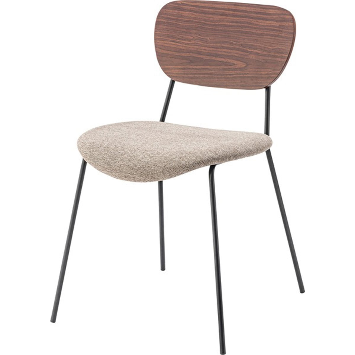 ダイニングチェア チェア 幅48×奥行55×高さ75cm ダイニング家具 完成品 組立不要 全2色