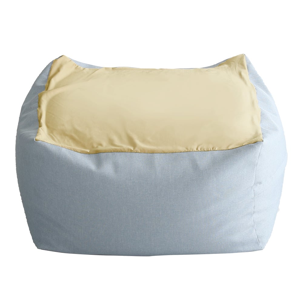 ソファ 新配合でヘタリにくい キューブ型ビーズクッション ライトカラー Guimauve 全7色