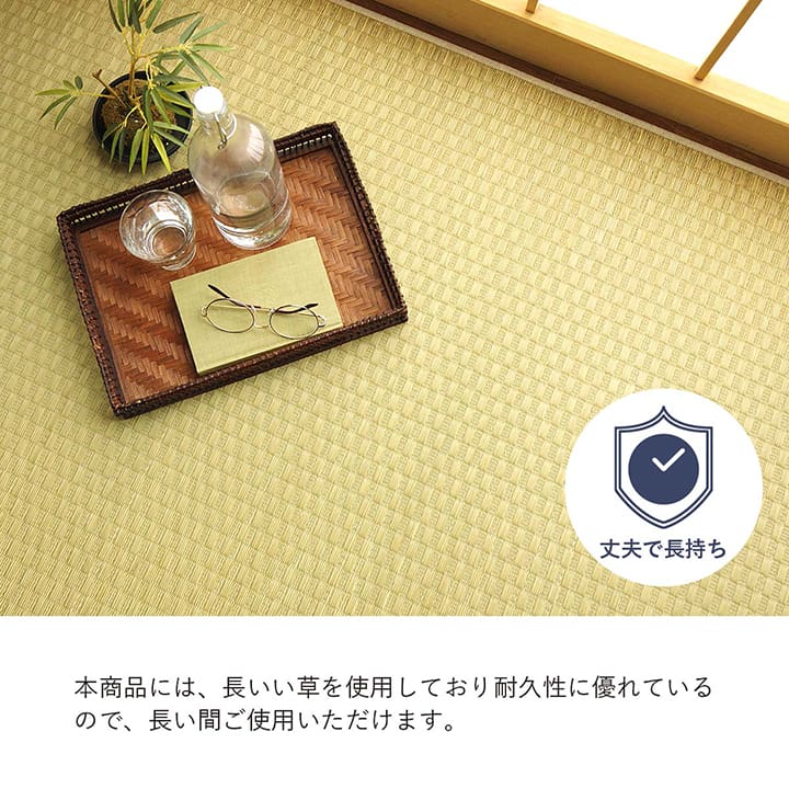 花ござ プレーン 本間1畳 95.5X191 95.5×191cm ラグマット カーペット ラグ