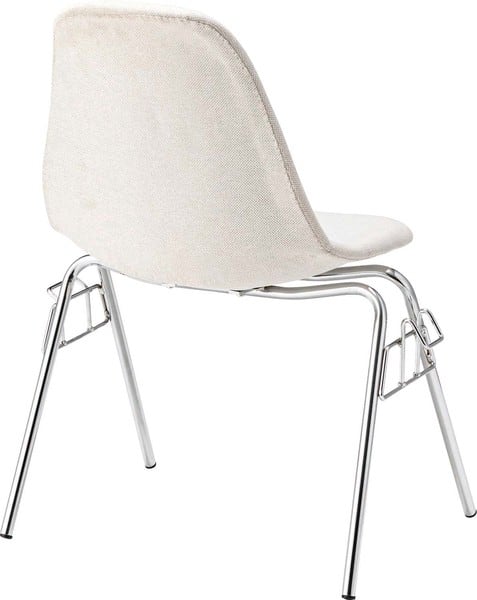 チェア 幅61.5×奥行57×高さ79.5cm ダイニングチェア デザインチェア 回転チェア ブルー スタッキング スチール