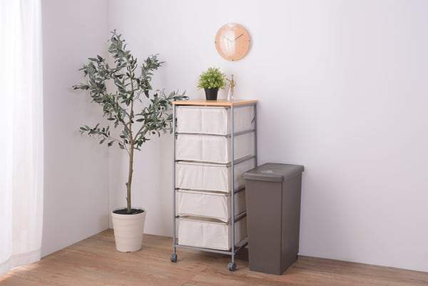 ダストボックス スライドペール45L 幅27×奥行42×高さ60.5cm 日用品 キャスター付き