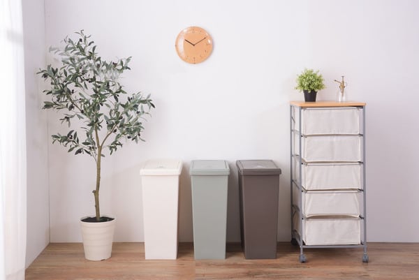 ダストボックス スライドペール45L 幅27×奥行42×高さ60.5cm 日用品 キャスター付き