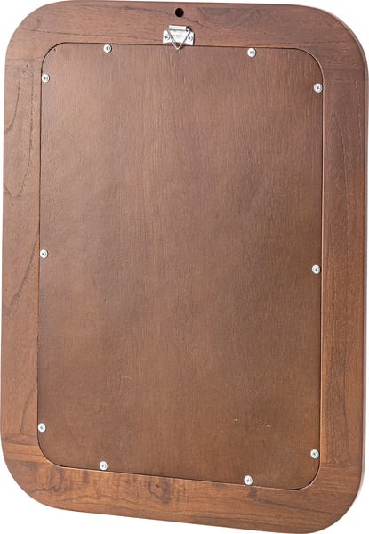 ミラー 幅45×奥行2.5×高さ60cm 完成品 組立不要 ブラウン ナチュラル ラタン 小さめ