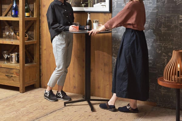 ダイニングテーブル ハイテーブル サークル 幅60×奥行60×高さ93.5cm ダイニング家具 丸型