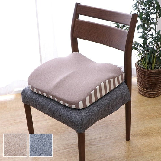 エルマー 2WAY 機能性クッション BR 39 39×40cm 日用品 ブラウン ネイビー