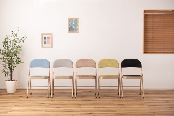 ダイニングチェア フォールディングチェア 幅47×奥行45×高さ79cm ダイニング家具 折りたたみ スチール