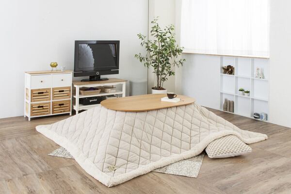 薄掛コタツ布団 長方形 ツイード こたつ こたつテーブル こたつセット コタツ 完成品 組立不要