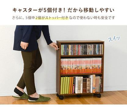 ラック マガジンラック-RCC-奥行21cm×高さ68cm 55×21×68cm リビング収納 薄型