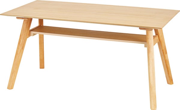 ダイニングテーブル 幅150×奥行80×高さ72cm ダイニング家具 ブラウン ナチュラル 全2色