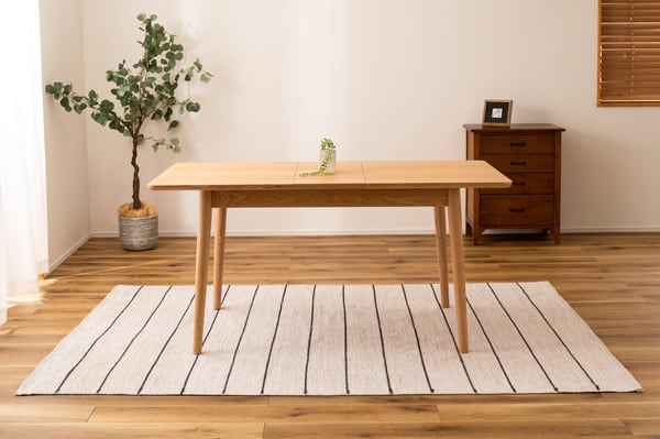 エクステンションダイニングテーブル 幅120×奥行80×高さ72cm ダイニング家具 北欧 テーブル