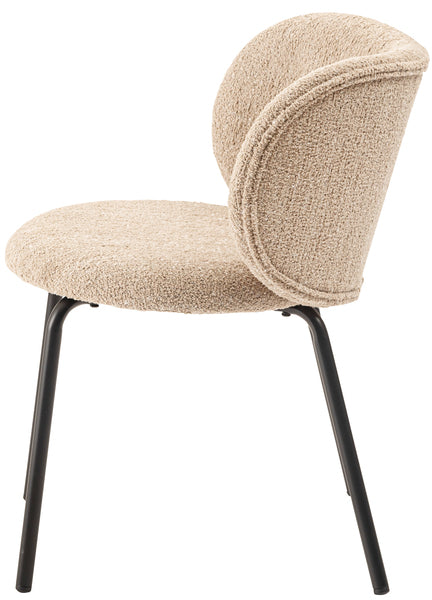 ダイニングチェア チェア 幅56×奥行56×高さ73cm ダイニング家具 ベージュ グレー シンプル