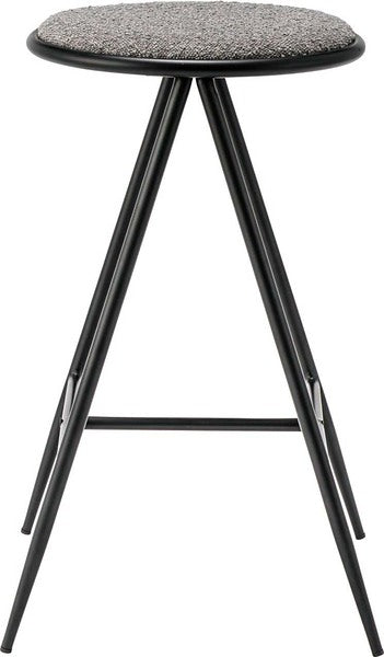 ハイスツール 幅40×奥行40.5×高さ65cm スツール オットマン 腰掛け ブラック グレー