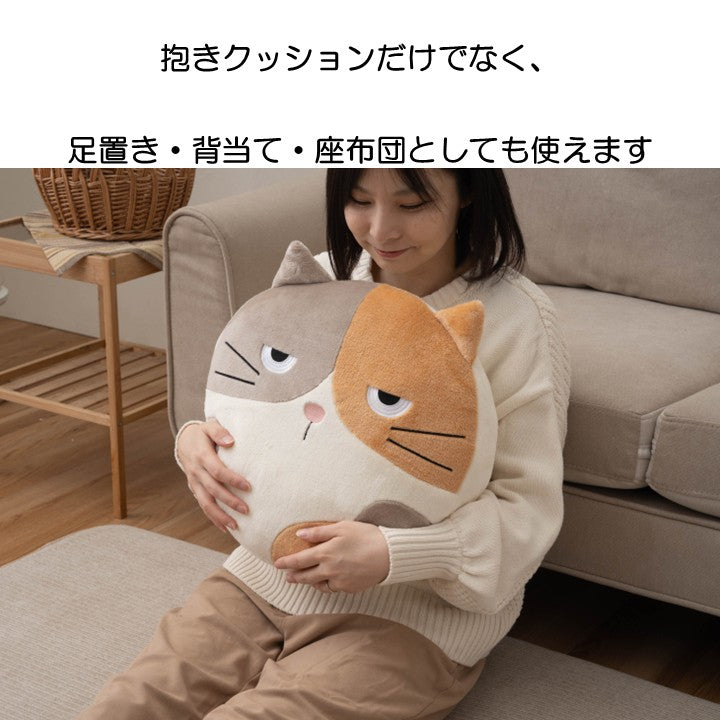 ぬいぐるみ 26AWコタン ミケネコ マルフロア R43X8 43×43×8cm 日用品 クッション