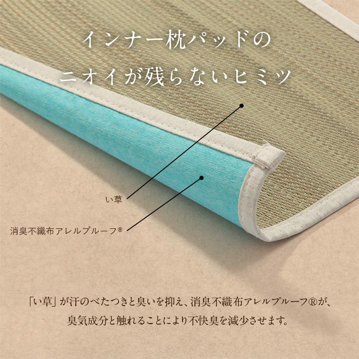 頭さらっとインナー枕パッド2枚 25X35 25×35cm 日用品 抗菌 消臭 枕 寝具
