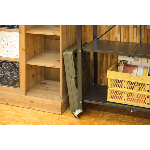 ストレージ スタッチボックス L 幅46×奥行33×高さ26.5cm リビング収納 折りたたみ