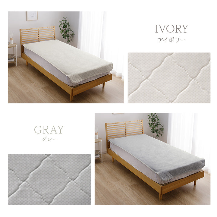 敷パッド レノプレミアム 100×205cm 日用品 洗える 寝具 ■四隅にゴムバンド付きで