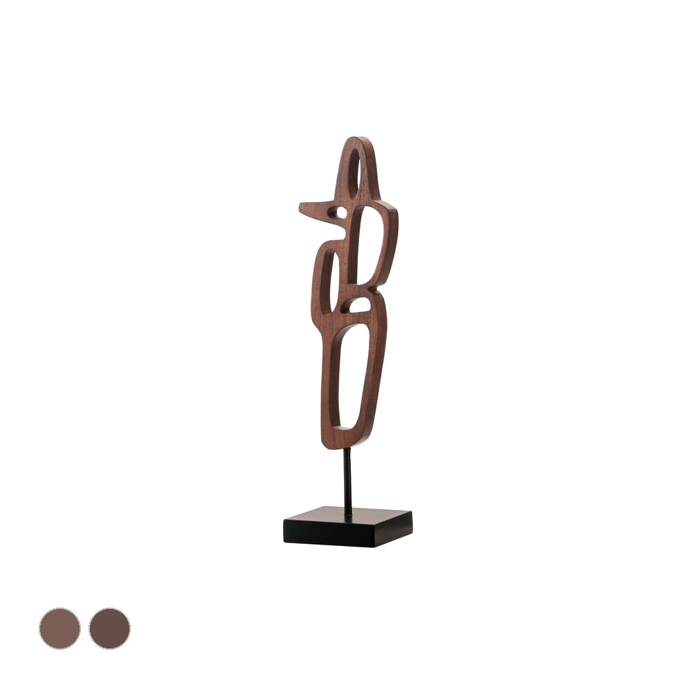 オブジェ 幅13×奥行13×高さ53cm ベースオブジェ 完成品 組立不要 OBJ-12 繊維板