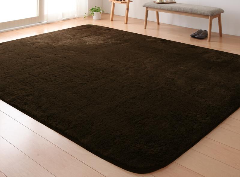 ラグ ラビットファータッチマイクロファイバーラグ Sucre シュクレ 長方形 130×185cm